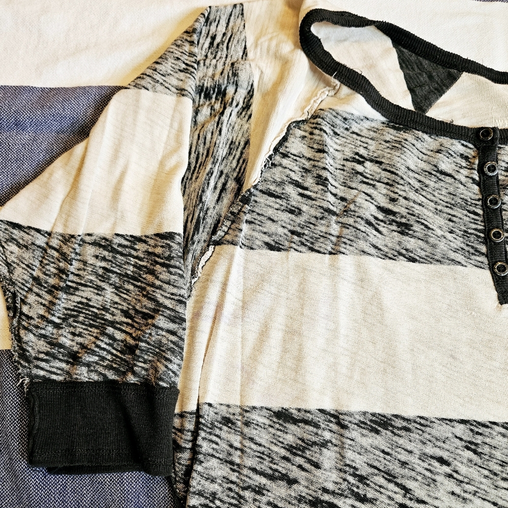 Free People We The Free 100% Cotton Raglan Sleeve Tunic Top Small - Picture 4 of 13